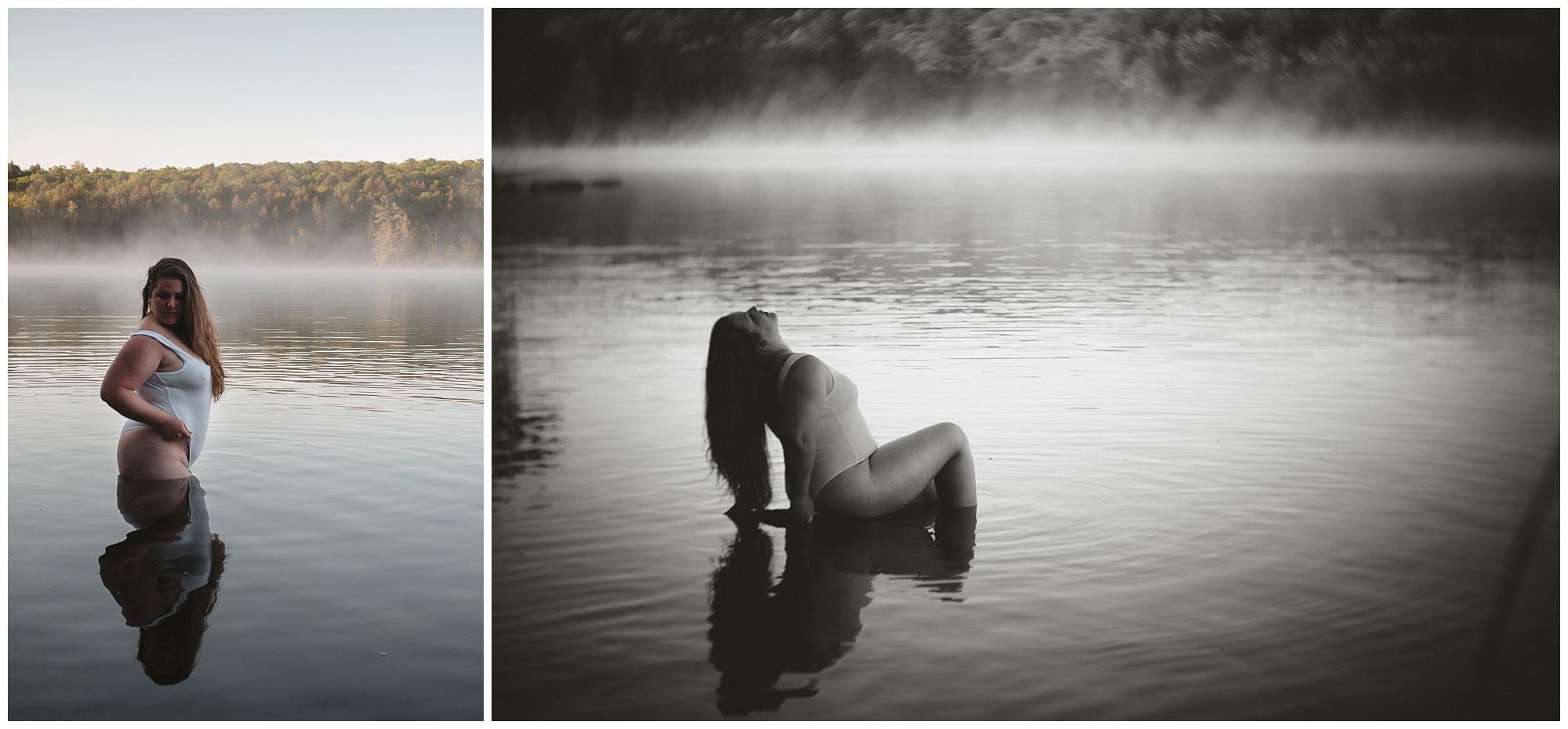 an outdoor boudoir session in the kootenays
